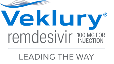 VEKLURY® (remdesivir) brand name and logo