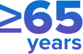 Up to 65 years and older